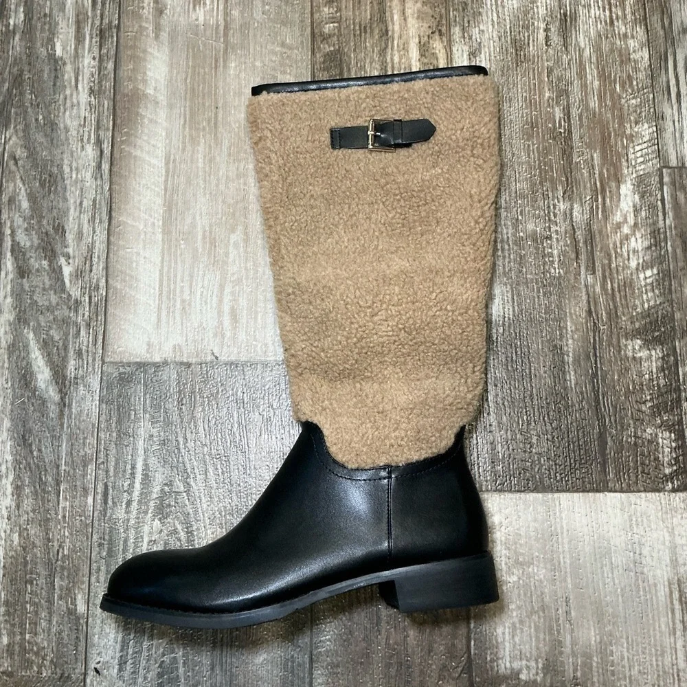 Torgeis Black and Tan Women's Boots